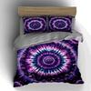 Vibrant mandala burst Bedding Duvet cover sets Duvet covers Pillowcases gifts (1 * Duvet Cover 2 * Pillowcases, without duvet insert)
