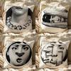 P-Piero Fornasetti Lina Cavalieri Kissenbezug Kissenbezug Kissenbezug, Milbendicht Versteckter Reißverschluss, Leinen Sofakissen