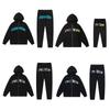 Trapstar Tiger Embroidery Tracksuit Men Women Loose Fit Fleece Zip Hoodie Sweatpants Set Streetwear