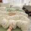 New Double Yarn Four-piece Printing Design Ins Style Student Dormitory Bed Sheet Mattress Quilt Cover Machine Washable