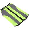 Pet Night Safety Clothing Glowing Jacket Lightweight Reflective Vest Zipper for DogsFluorescence