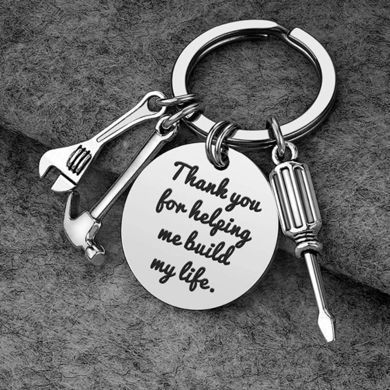 Tools Key Chain Hammer Screwdriver Wrench Keychain Dad Tools Father'S Day