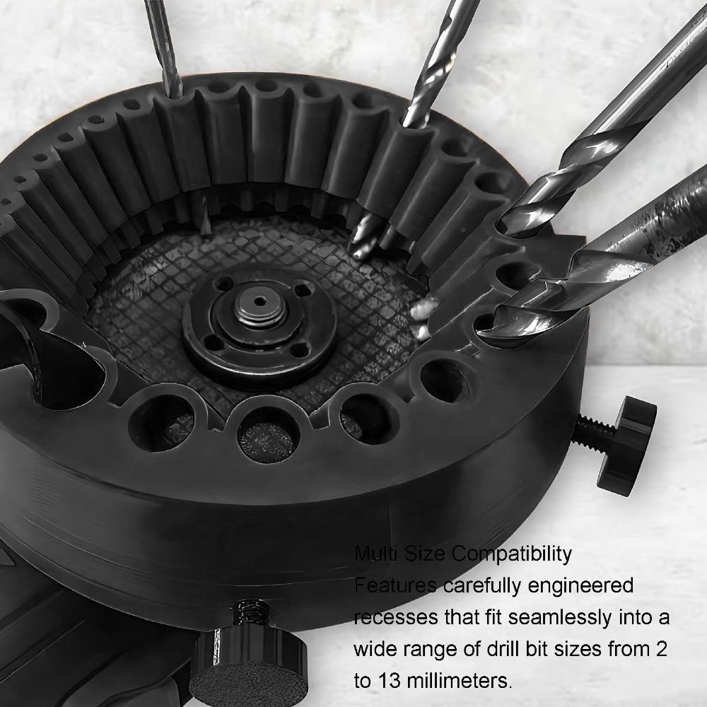 Portable Drill Bit Grinding Attachment Black Power Drill Bit Grinder Drill Bit Sharpener Repair