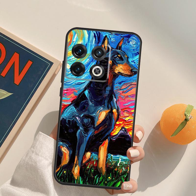 Dachshund Doberman Dog Case For OnePlus 12R 13R 13T 10R 15 13 12 11 10T 8T Nord CE 4 3 2 Lite N20 N30 Nord 5 Cover