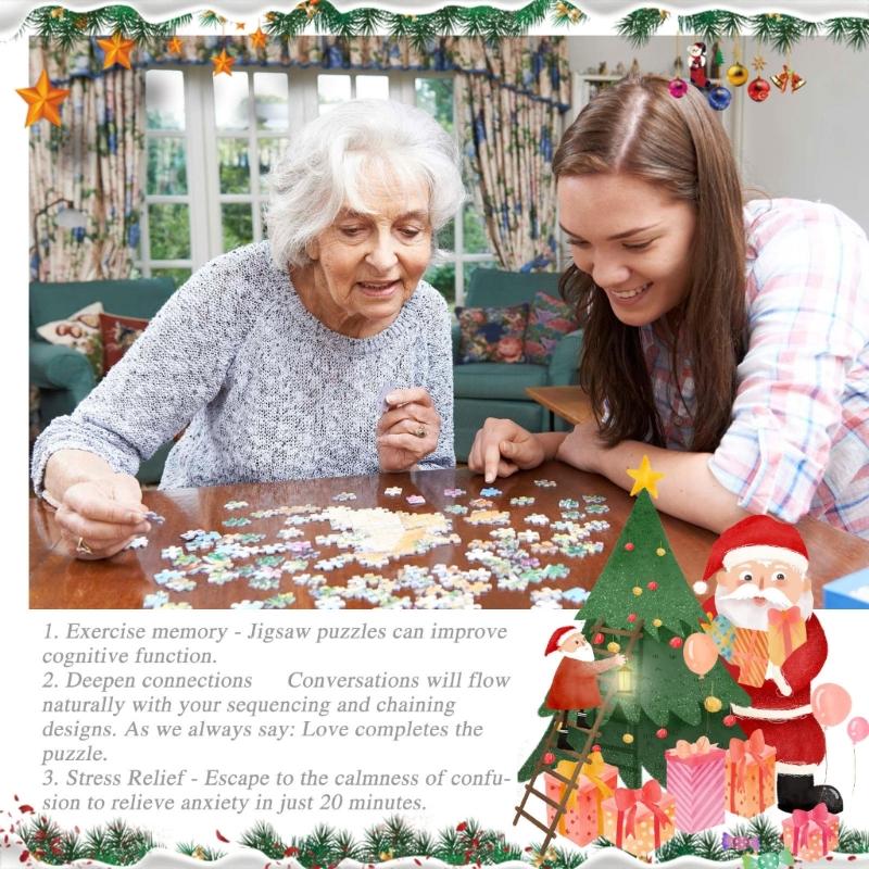 Quality Christmas Countdown Puzzle Set in Advent Calendar Perfect Birthday Thank You Gift Countdown to Christmas