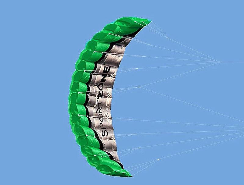 Double-Line Soft Power Stunt Kite Parachute
