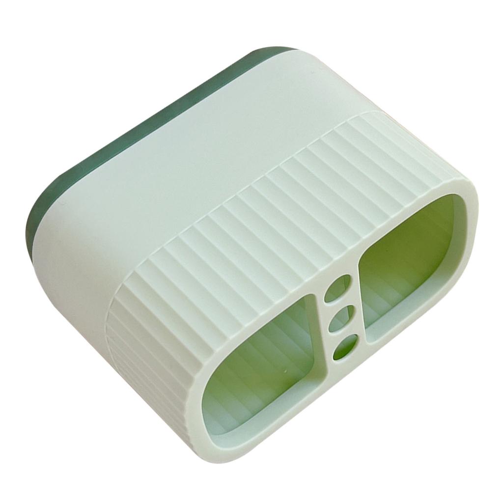 Pen Holder Large Capacity 2 Compartments Cute Cartoon Pattern Sturdy Pencil Organizer Cup for