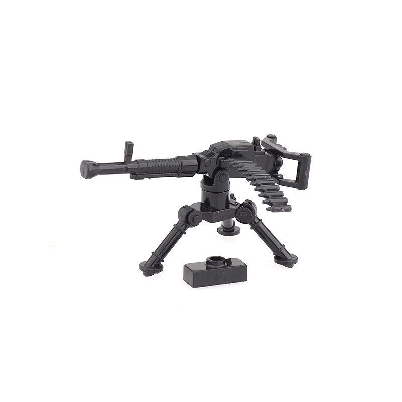 Military Soldier Figures Weapon Building Blocks Accessory Machine Guns Gatling Moxin Nagan Rocket Launcher Shield Toys Gift D124