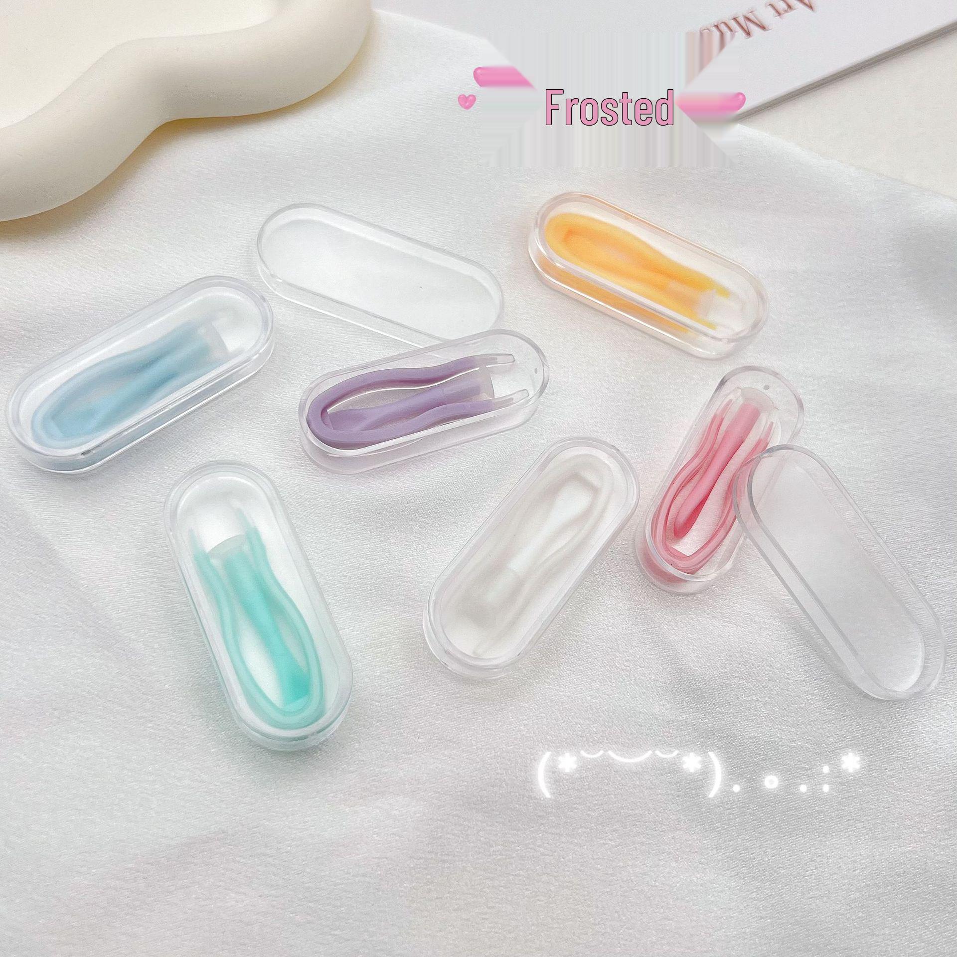 Portable Candy Color Frosted Contact Lens Applicator