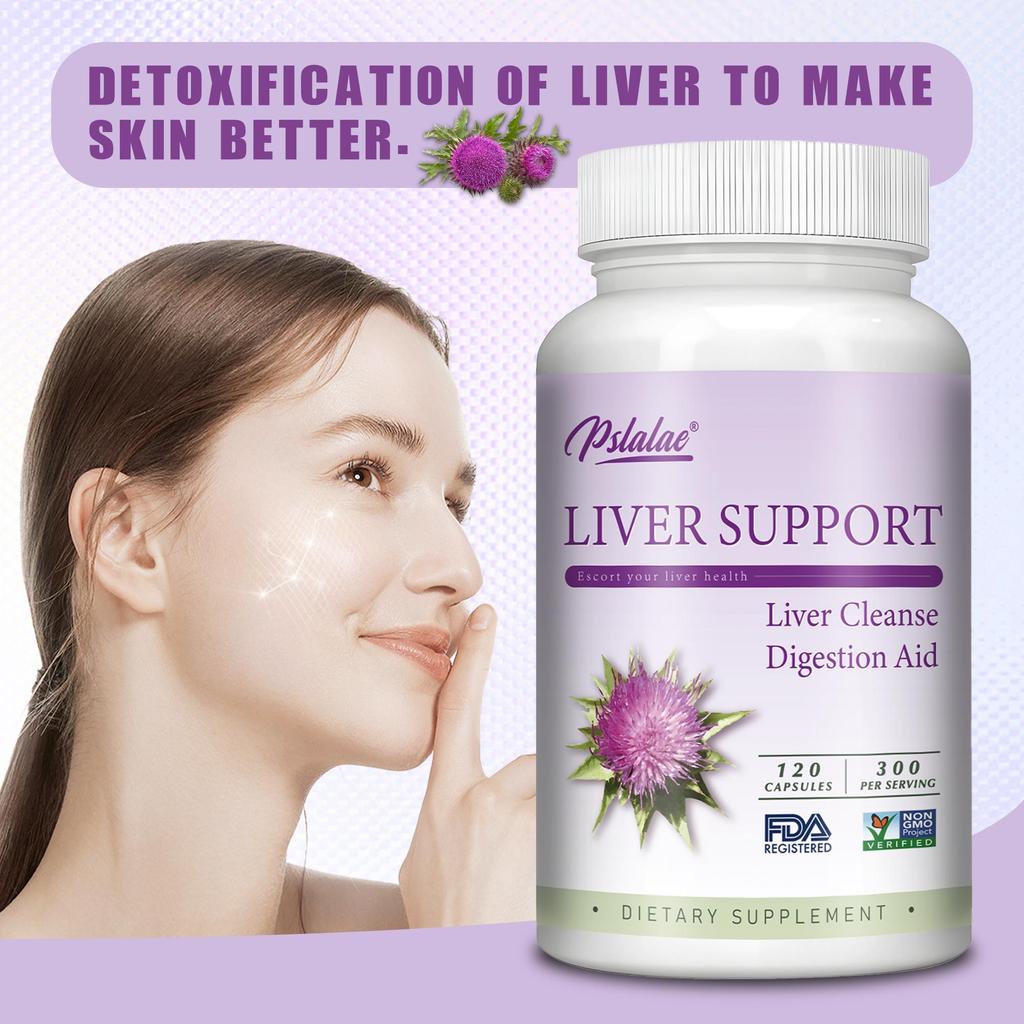 Liver Health Dietary Supplement with Liver Detoxification and Digestive Aid Properties. 120 Capsules.