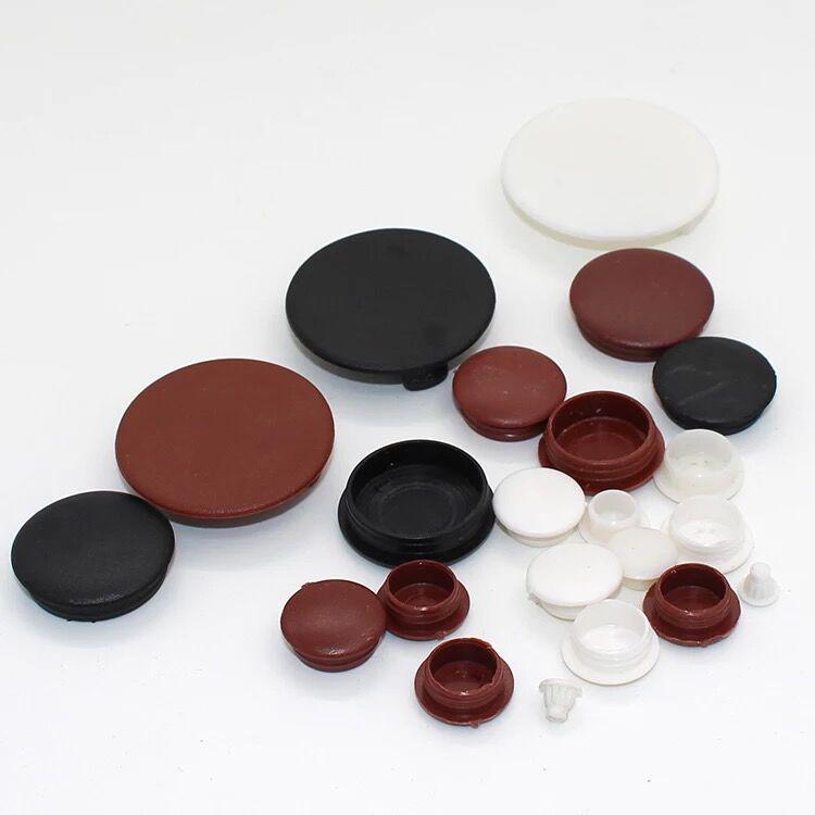 Konse Glue Plastic Screw Decorative Hole Cover for Furniture