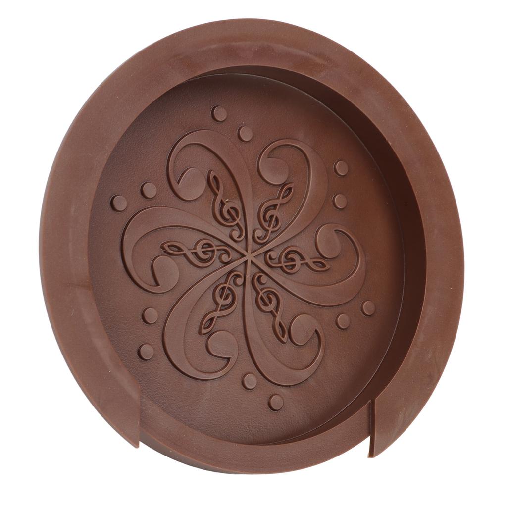 Gitarren-Schalllochabdeckung, Silikon, staubdicht, kompakt, tragbar, weich, Schalllochabdeckung für Gitarristen