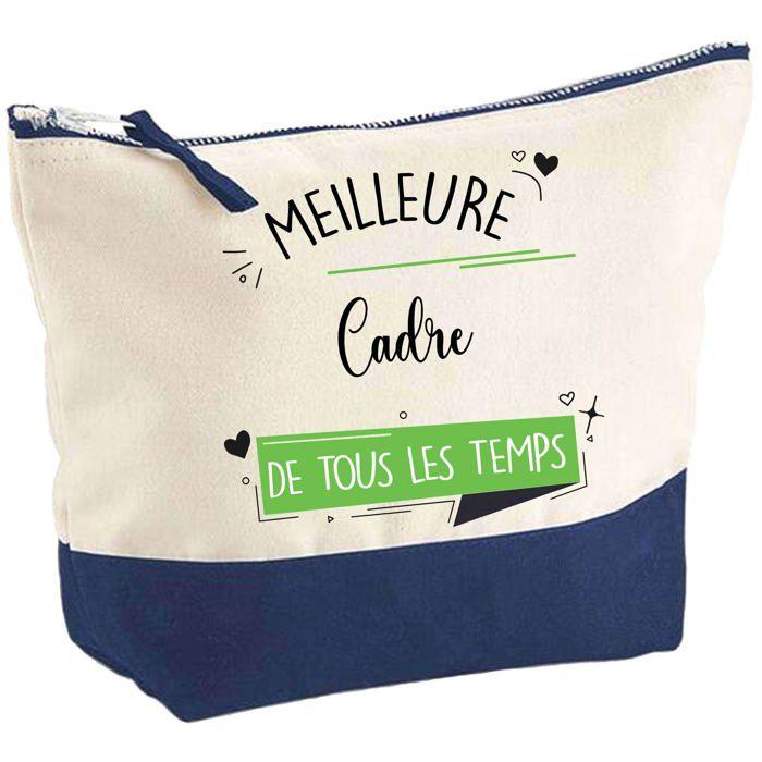 Trousse de maquillage - PLANETEE - Meilleure Cadre de tous les temps - Grand format - Coton - Impression HD