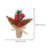 6Pcs Christmas Napkin Rings Berry Wreath Design Xmas Napkin Buckles Simulation Berries Party Table Decor Xmas Serviette Buckle
