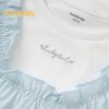 Balabala Girls' Faux Two-Piece Short-Sleeve T-Shirt