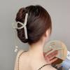 Vintage Metal Long Tassel Gripping Clip Hair Claw For Women Full Rhinestones Hair Clip Korean Barrettes Hairpin Hair Accessories