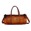 Leather Overnight Travel Luggage Brown Weekender Vintage Duffle Bag