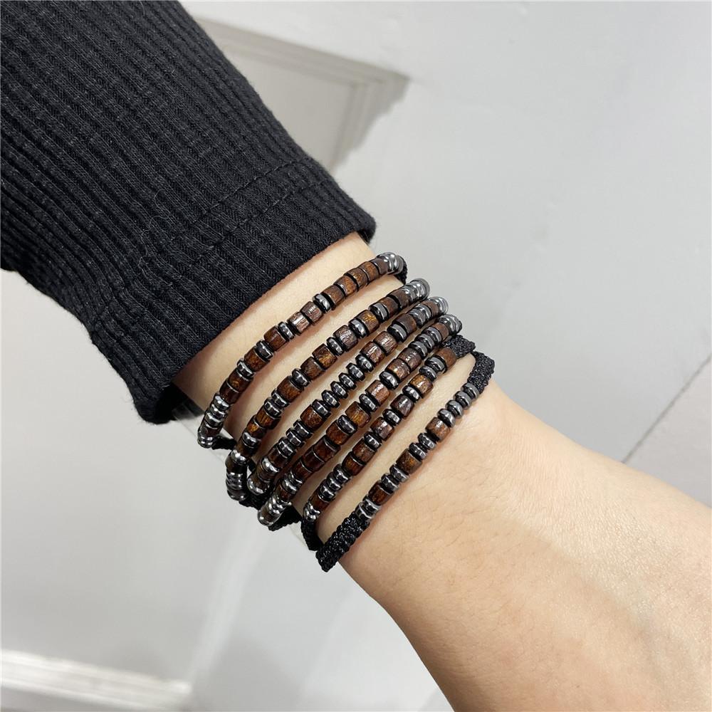 Fashion Braided Bracelet Morse Code Couples Bracelets for Men and Women