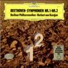 LP Record HERBERT VON KARAJAN BERLINER PHILH Beethoven Symphonien Nr. 1 Nr. 2 2531101 DEUTSCHE GRAMMO 1977 Germany Classical Used
