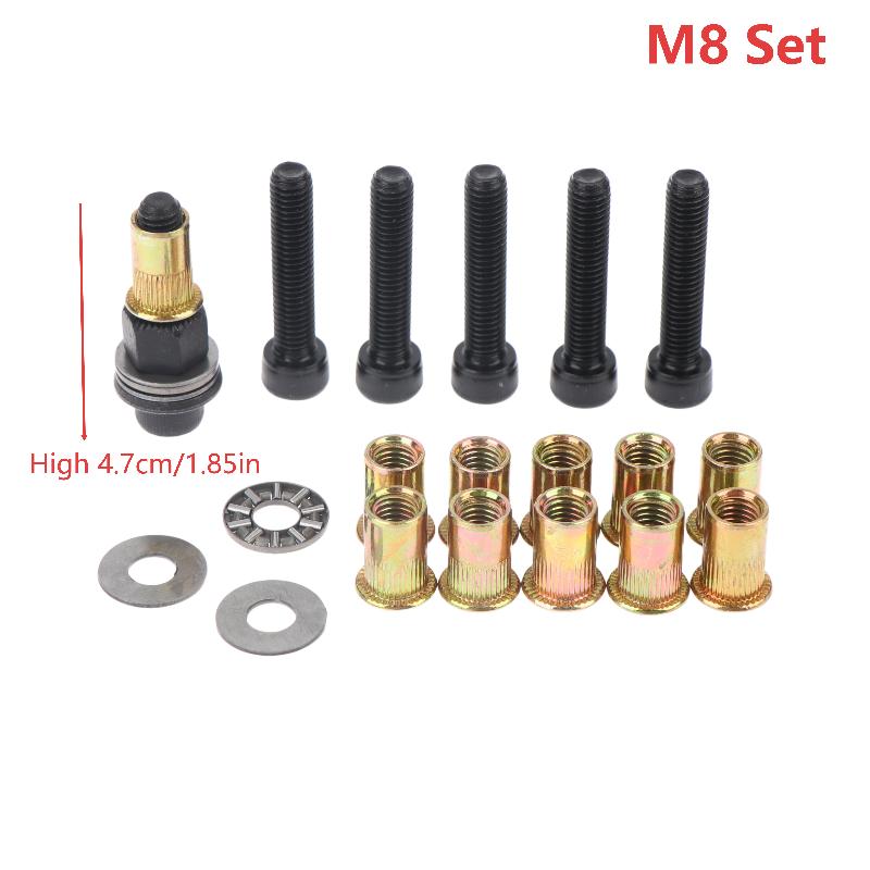 M3 M12 Rivet Nut Tool Set Ergonomic Manual Installation Kit With Assorted Nuts Washers For Sheet Metal DIY Tasks