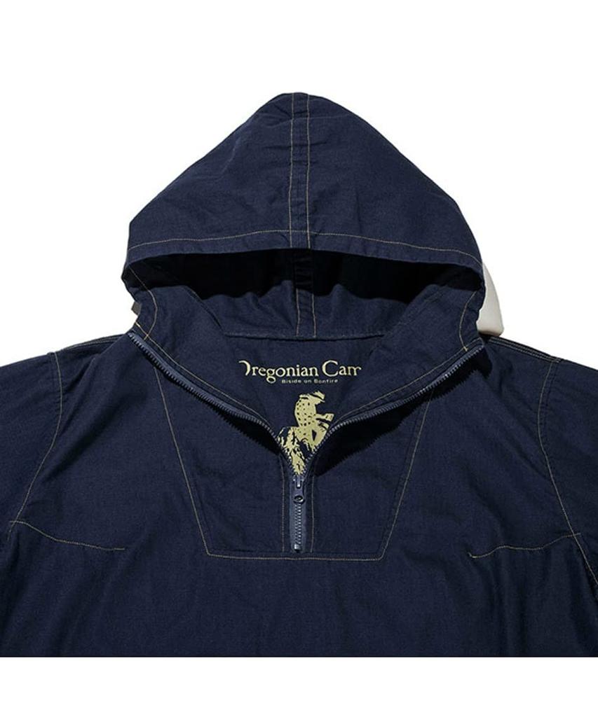 Oregonian Camper Fireproof Camping Parka Cotton (Wolf Brown) Poncho, Flame-Retardant (Size L)