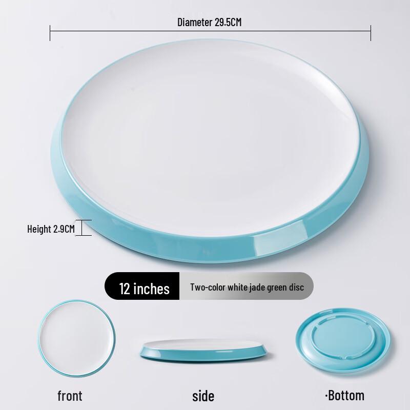 Nordic Melamine Restaurant Round Dinner Plate
