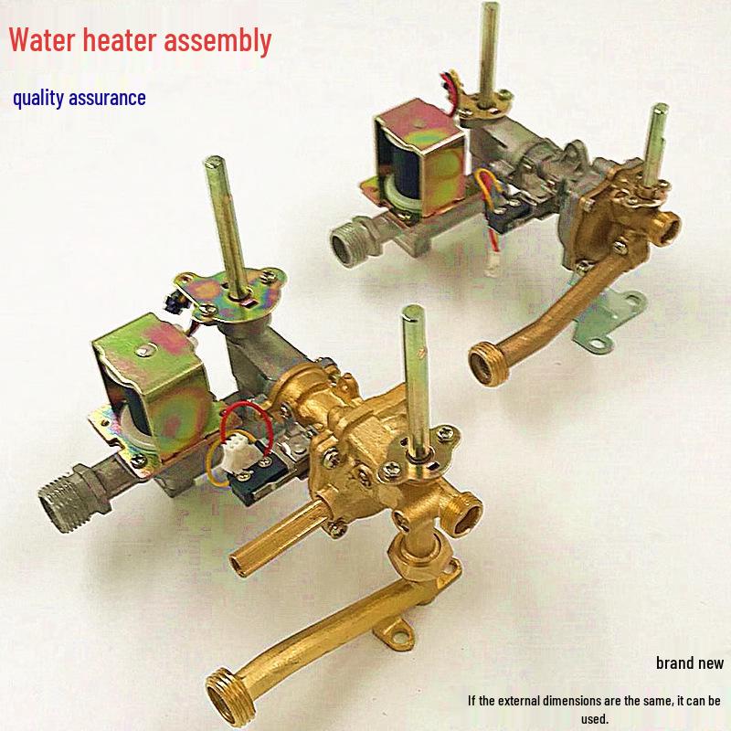 Gas Water Heater Accessory Kit: Water-Gas Linkage Valve, Inlet Valve Assembly, and Gas Valve Assembly