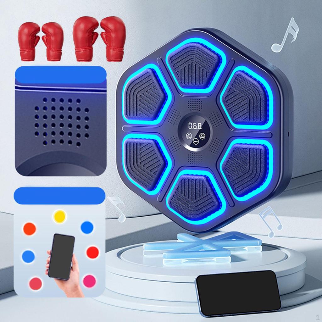 Boxing Training Machine Trainer with Gloves, Punching Equipment for Fitness