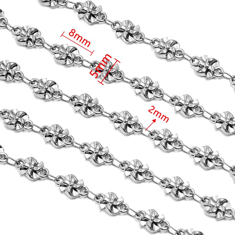 18K Gold Plated Stainless Steel Heart, Butterfly, Four-Leaf Clover, Shell Chain Bracelet/Necklace, 50cm.