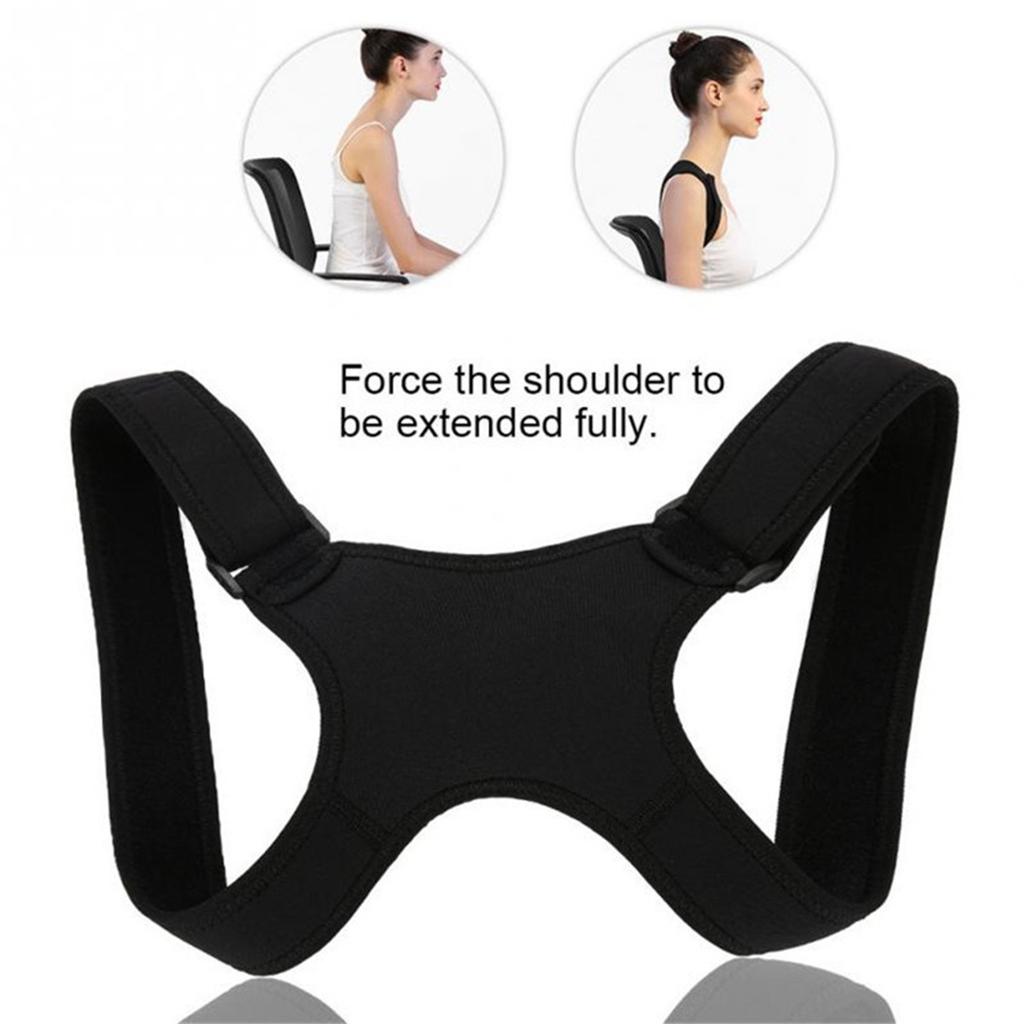 Adjustable Back Shoulder Support Correct Brace Belt Men Women