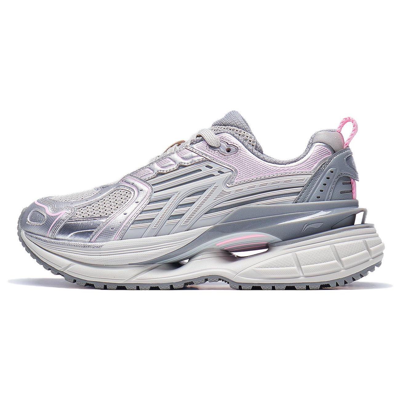 (WMNS) Li-Ning Starlit 5 Silver Grey Pink Women s AGCT352-3 EU 39