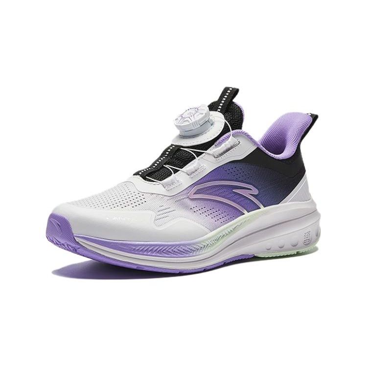 Anta Kids Hailang Lite Comfortable Simple Shock Absorption Wear-Resistant Breathable Low-Top Running Shoes Kids Running Shoes 322425509-3