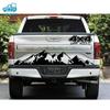 MORYTRADE Body Stickers, Side Decals, 4x4, Mountain, Outdoor, 150x28cm, Set of 2, White
