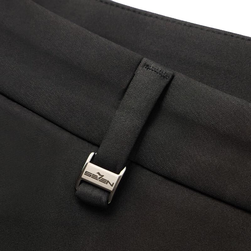 Septwolves Men's Fleece-Lined Straight-Leg Business Casual Pants