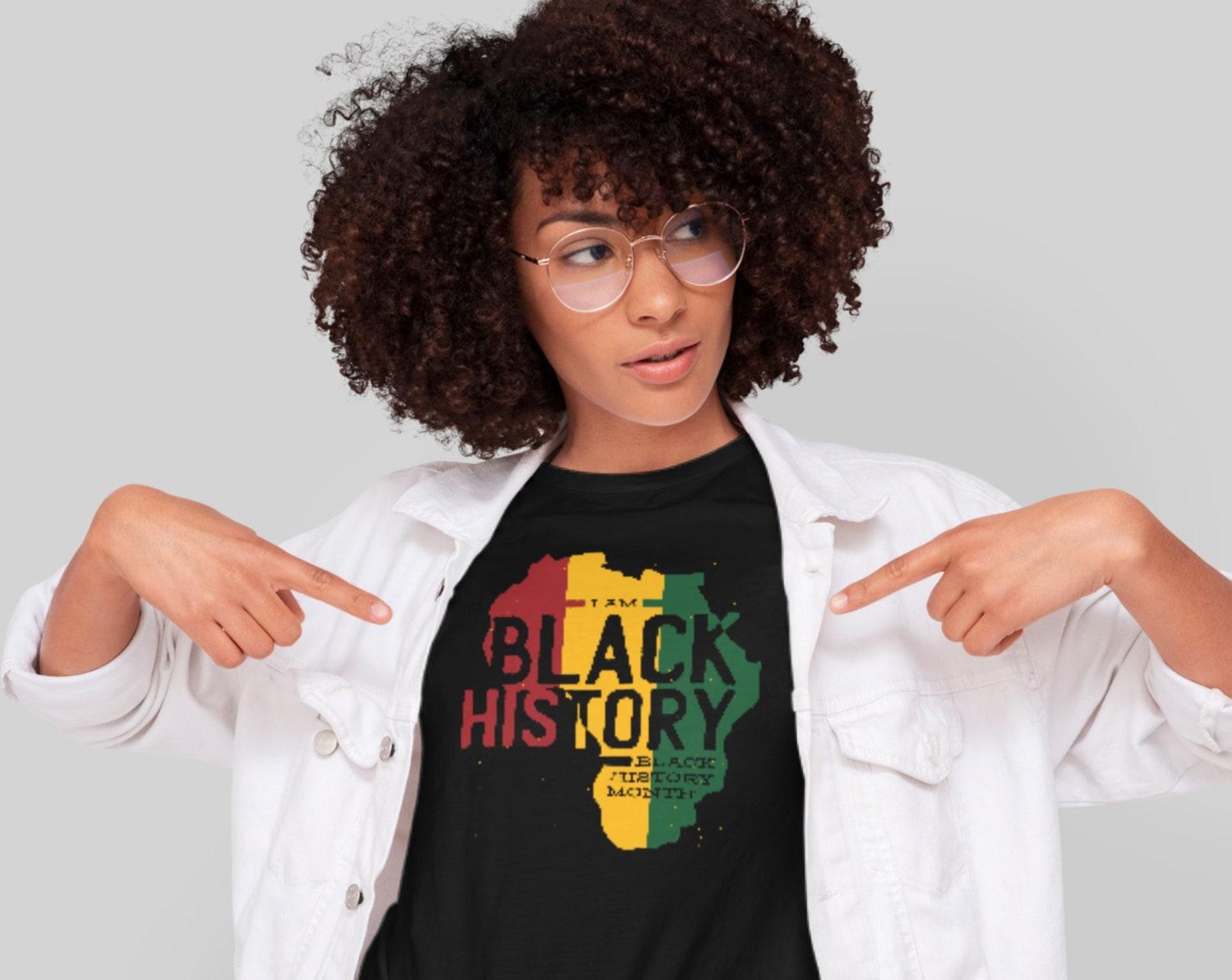 Black History Shirt | Black History Month | Black Lives Matter T-Shirt | Black History is Strong Shirt | BLM Unisex Shirt L