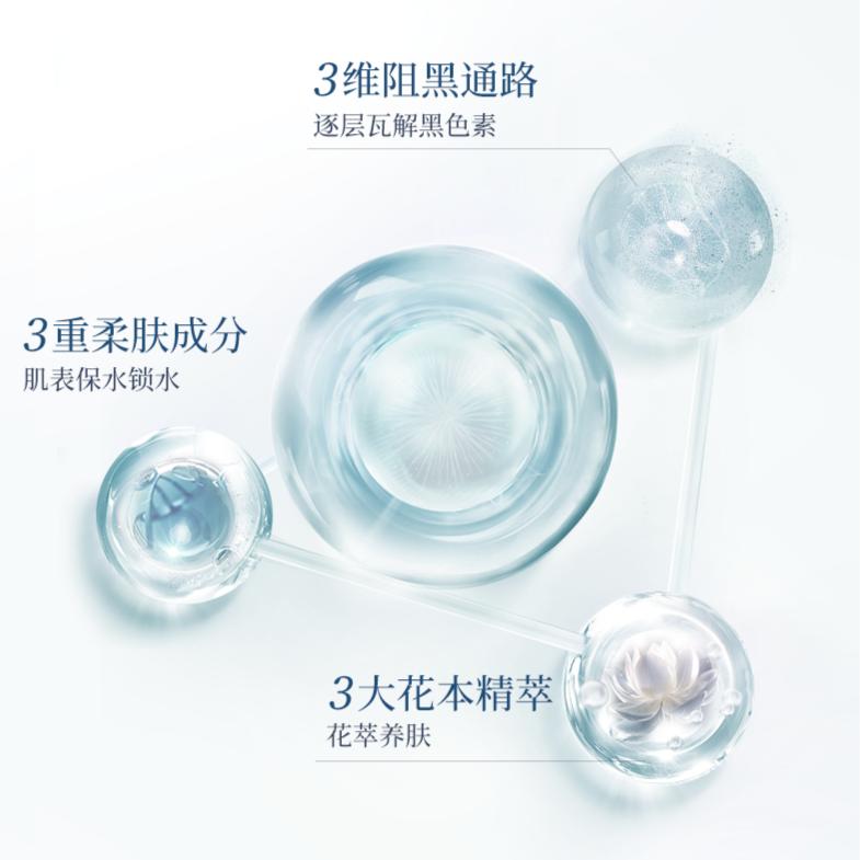 Beauty Treasure Watershine Whitening Lotion 2-piece Set, Plus 2 Pieces of Essence Facial Mask