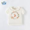 Taotaoism Girls' Short-Sleeved T-Shirt Summer New Round-Neck Children's Half-Sleeve Fashionable and Stylish Printed Pure Cotton Top