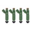 4pcs Fuel Injector 23250-22040 23250-0D040 for Toyota Celica MR2 Spyder Corolla Matrix Chevy Prizm Pontiac 1.8L 2000-06 12 Holes