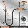 1PC New electric oil pump, portable oil pump self driving hose delivery pump with muzzle design for fuel oil gas water petroleum
