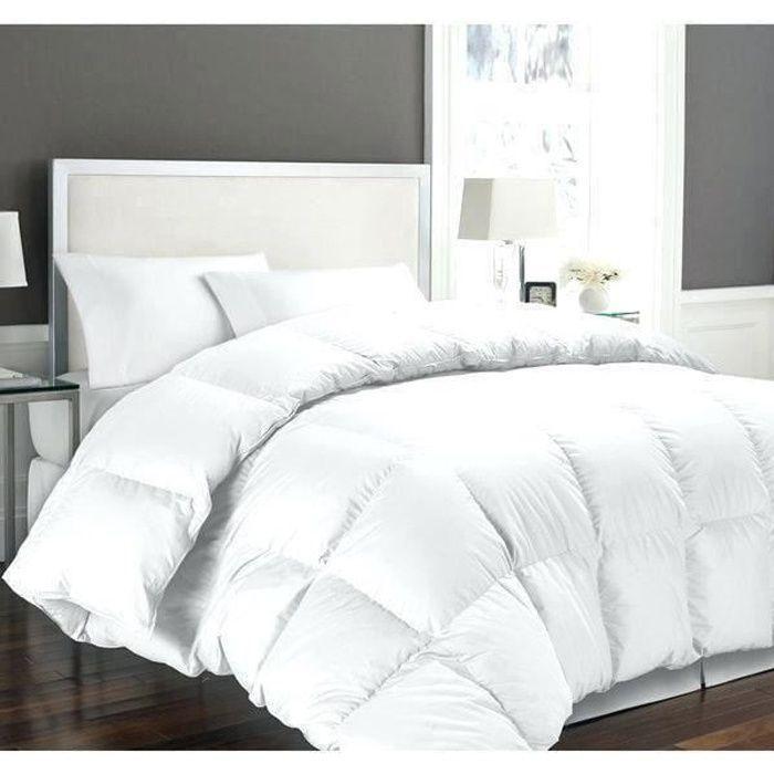 Couette et Oreillers - HOMEROKK - 240x260 cm - 450 gr/m² - Microfibre - Chaude