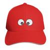 Googly Funny Cartoon Eyes  Toon TShirt  Top Baseball Cap Snapback Cap Big Size Hat Sun Cap Unisexs Hats Womens