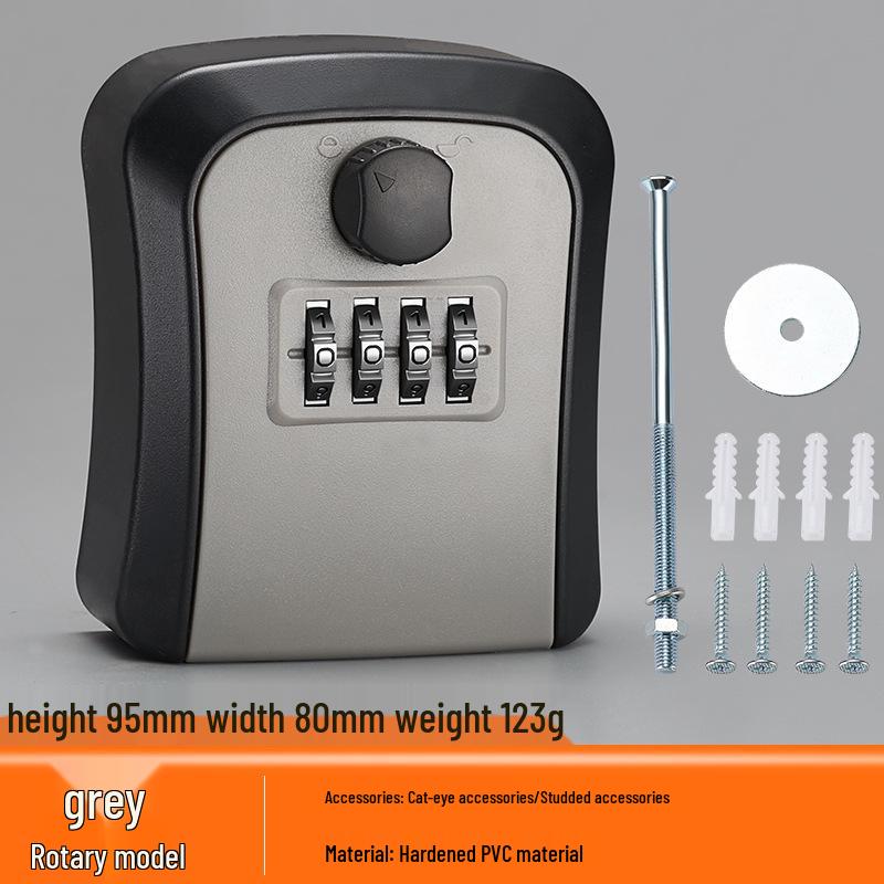 Anti-Theft Password Key Box for Doorway and Construction Site