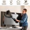 Extendable Ostrich Feather Duster With Stainless Steel Long Handle Brush Household Furniturer Dust Cleaning Tools