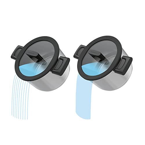 [Officially Imported] Fiskars 22cm Casserole (with Lid), Induction/Gas Compatible, Non-Stick, "Hard Face" 1052227