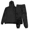 Men's Lined Cargo Hoodie and Jogger Pants 2-Piece Set with Zip-Up and Multiple Pockets for Casual Everyday Wear