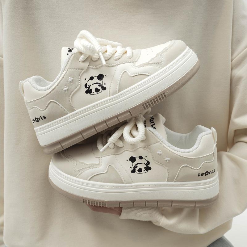 Белые туфли дизайна Beier, черно-белые кеды-панда, модный тренд обуви интернет-знаменитостей 35