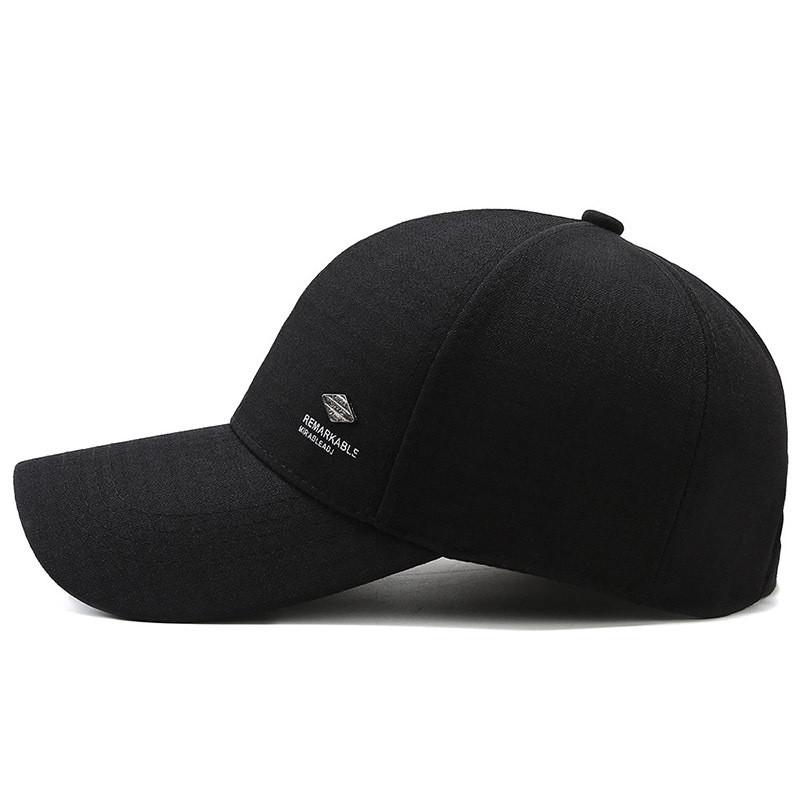 Cotton Baseball Cap With Sun Protection Adjustable For Outdoor Casual Men