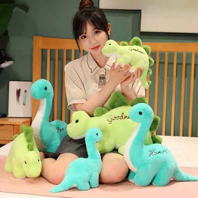 Plyšový polštář s dinosaurem Triceratops, měkká plněná hračka, narozeninové dekorace pro děti