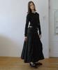 TWENTY FOUR T Sunshine Moment Tiered Skirt Black