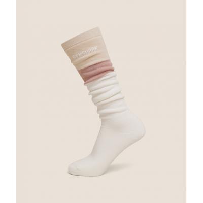 Gymshark Slouch Socks Gs Soft White I1c7c Wcmy